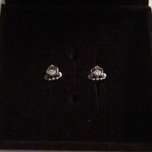 Pandora “My Princess” earrings